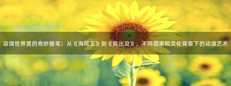 colamanage漫画下载：动漫世界里的奇妙画笔：从《海贼王》到《熊出没》，不同国家和文化背景下的动漫艺术